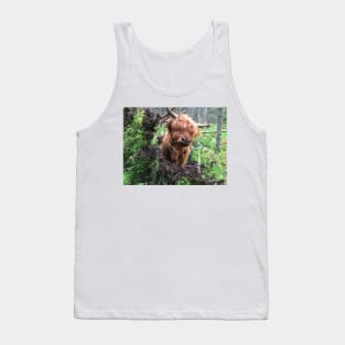 Scottish Highland Cattle Calf 2033 Tank Top